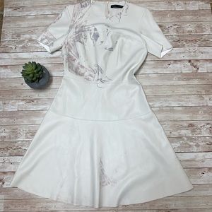 Zara Woman Faux Leather Dress